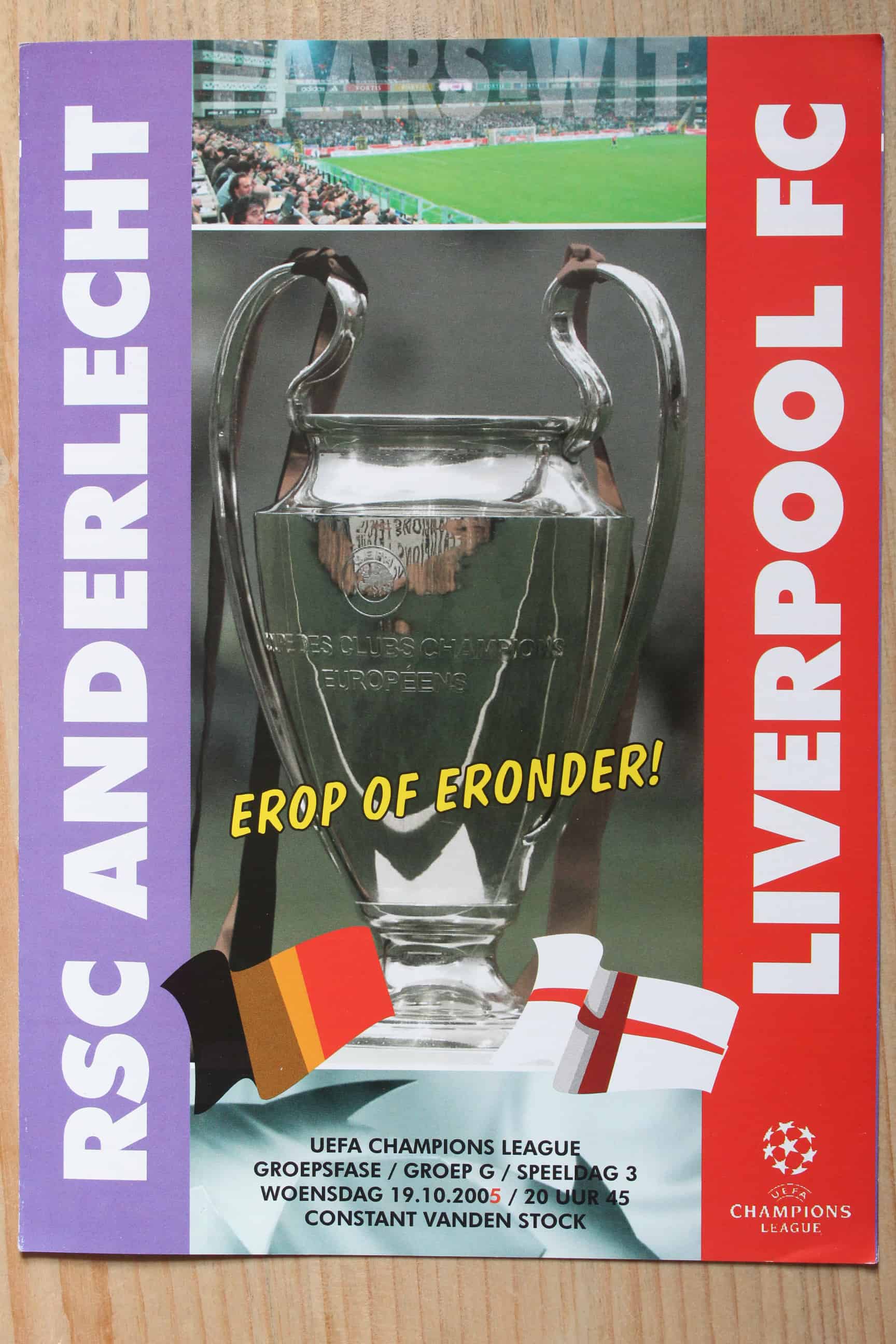 Anderlecht v Liverpool FC